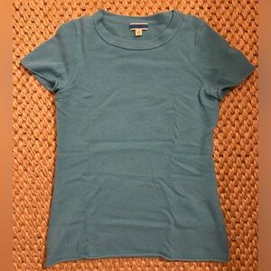 J.Crew Teal Cashmere T-Shirt
